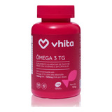 Ômega 3 1000mg Tg Vhita Rico Em Epa E Dha Com Selo Ifos 120 Cápsulas