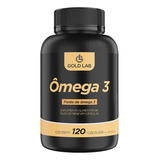 Ômega 3 120 Cápsulas Gold Lab Sabor Without Flavor