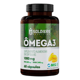 Ômega 3 60 Caps 1000mg meg 3 Soldiers Nutrition