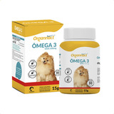 Omega 3 Dog 500mg Organnact 30 Cápsula Suplemento Cães
