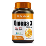 Ômega 3 Óleo De Peixe 1000mg Com Selo Meg 3 300 Cápsulas Sabor Natural