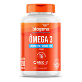 Ômega 3 Tg C Selo Meg 3 120 Cps Biogens Sabor Neutro