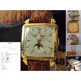 Omega Moonphases Ouro Square Antigo Tricalendário Periférico