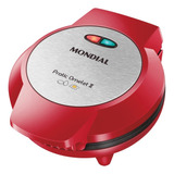 Omeleteira Elétrica Mondial Om 04 Inox 800w Vermelha