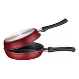 Omeleteira Frigideira Dupla Antiaderente 20cm Tramontina