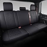 OMOKA AUTO Capas De Assento De Carro Com Couro Sintético à Prova D água Para Caminhonete SUV Ajuste Personalizado Para Ford F150 Carhartt 2015 A 2022 E F250 F350 F450 2017 A 2022 Capa Do Banco