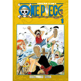 One Piece 3 Em 1 Vol 1 Eiichiro Oda Editora Panini Capa Mole Português 2022