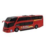 Ônibus De Brinquedo Modelo Viagem Buzão- Miniatura Em Escala- Vermelho