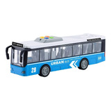 Ônibus De Fricção Escala 1 38 Com Luz E Som Dm Toys