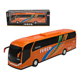 Ônibus De Viagem Iveco Brinquedo Infantil Miniatura