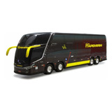 Ônibus Em Miniatura Viação Itapemirim Preto Dd
