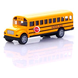 Ônibus Escolar Americano De Ferro Miniatura