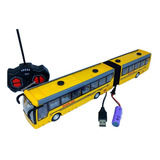 Ônibus Escolar De Brinquedo Amarelo Controle