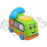Ônibus Musical Telefone Brinquedo Bebê Infantil