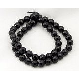 Onix Negro Natural Bola Esfera Facetad 8mm Fio Teostone 2010