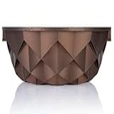 ONONEXPRESS Forma De Bolo De Alumínio Original Estilo Diamante Liberação Fácil Revestimento Extra Antiaderente Cor Mocha
