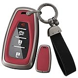 Ontto Capa Para Chave De Carro Com Controle Remoto Inteligente Compatível Com Chaveiro Chevy Capa De Metal E Couro Para Chevrolet Orlando Cruze Spark Sonic Bolsa De Chave Sólida Adequada Para Encore