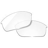 OOWLIT Lentes De Substituição Compatíveis Com óculos De Sol Oakley Bottle Rocket HD Transparente Não Polarizadas