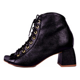 Open Boot ankle Boot