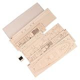 Operitacx 1 Peça Montada Modelo De Veleiro De Madeira Miniaturas Modelo De Vela Quebra Cabeças 3 D Molde DIY Kit De Construção De Madeira Quebra Cabeça De Madeira Quebra Cabeças De Madeira