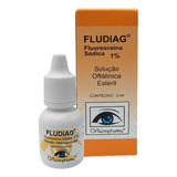 Ophitalmopharma Colirio Fludiag Fluoresceina Sodica 1  3 Ml Solução Oftalmo