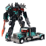 Optimus Prime Caminhao Vira Robo Carreta Transformers 30 Cm
