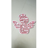 Oração Santo Anjo Do Senhor Pintado Mod 02 3mm 30cm