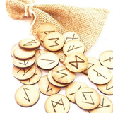 Oráculo Futhark Runas De Odin Viking 25 Peças Manual