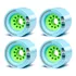 Orangatang Kegel 80mm 77a Azul - Skate Longboard