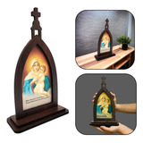 Oratorio Capela Catolico Mesa Madeira Mãe Rainha Grande