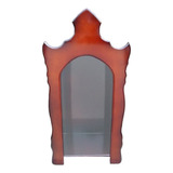 Oratório Capela Porta Imagem Grande Com Vidro Parede Ou Mesa