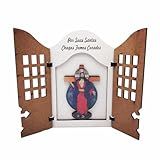 Oratorio Capela Santas Chagas De Jesus MDF Com Porta
