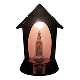 Oratório Com Luz 110v Imagem De Resina Escolha O Santo