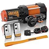 ORCISH Guincho Elétrico Impermeável 12V 1 587 6 Kg Corda Sintética ATV UTV Kit De Guincho De Caminhão Para Reboque Guincho De Reboque Portátil Off Road Com Controle Remoto Portátil Sem Fio E