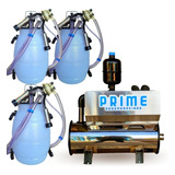 Ordenhadeira Inox Balde Ao Pé Bv600 Motor 2cv 3 Conjuntos