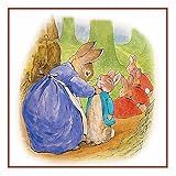 Orenco Originals Peter Rabbit Family On Walk Padrão De Ponto Cruz Contado Beatrix Potter