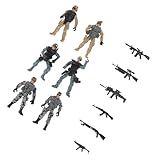 ORFOFE 1 Conjunto Modelo Soldado Militar Soldado De Brinquedos De Bloco De Construção Modelo De Mini Modelos Adereços De Brincadeira Simulada Pessoas Em Miniatura Modelo Militar Blocos
