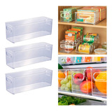 Organizador 10x30 Geladeira Armário Plasutil Kit C 3