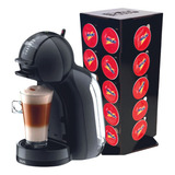 Organizador 30 Cápsulas Café Dolce Gusto Giratório Preto