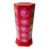 Organizador 30 Cápsulas Café Dolce Gusto Giratório Vermelho