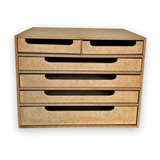 Organizador 6 Gavetas Folha