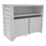 Organizador Baús Infantil E Porta Carrinhos Lívia 100 Mdf
