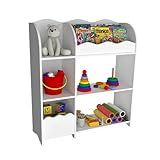 Organizador Brinquedos E Livros Infantil Livreiro Alejandro 100 MDF