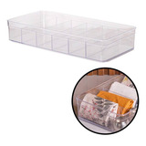 Organizador Colmeia Rígida 6 Divisórias 40 5x19 5x7 5cm
