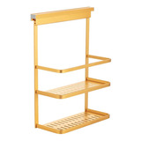 Organizador Cozinha Suspenso Andorinha Pingoo casa Dourado