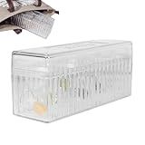 Organizador De Brincos De Acrílico Organizador De Joias De Acrílico Suporte Organizador De Colar Organizador De Acrílico Transparente Com 20 Bolsas à Prova De Ferrugem Caixa De Armazenamento De J