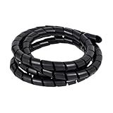Organizador De Cabos- E Fios Espiral- Diâmetro 10 Mm X 5 Metros De Comprimento