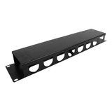 Organizador De Cabos Horizontal Fechado 2u P Racks 19