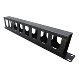 Organizador De Cabos Horizontal Fechado Guia 1u P Racks 19
