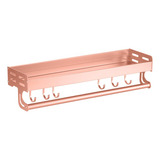 Organizador De Cozinha Gavião Pingoo casa Dourado Rose